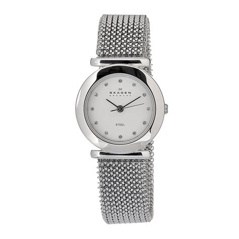 small stainless steel women watch.